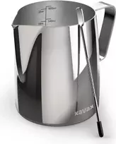 Xavax Barista 00111280 pieno plakimo ąsotėlis su latte art rašikliu, 600 ml, nerūdijantis plienas, sidabrinis