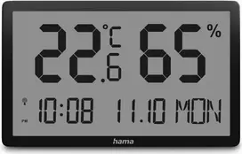 Skaitmeninė oro stotelė Hama 00222232 Juoda – Patalpų termometras ir higrometras