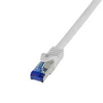 Tinklo kabelis LogiLink C6A012S RJ-45 Cat6a 0,25 m Pilka