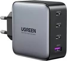 UGREEN 45515B greitasis įkroviklis mobiliesiems įrenginiams, pilka spalva, AC, patalpoms