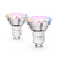 Philips Hue White and colour ambience Essential GU10 prožektorius – 345 lm – 4,7 W – 2 vnt. pakuotė