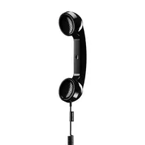 Telefono ragelis Native Union Pop Phone USB-C su skambučių priėmimo / baigimo funkcija, juodas