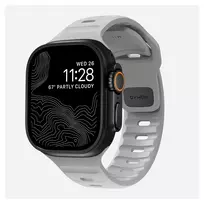 Nomad NM01958185 Pilka sportinė juosta, skirta Apple Watch
