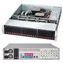 Supermicro SC216 BE1C-R920LPB - Rack - montuojamas į stovą - 2U - patobulinta, išplėsta ATX - SATA/SAS - karštai keičiami diskai - 920 W - juoda