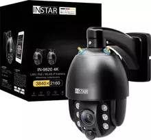 IP kamera Instar IN-9820 4K – juoda, 180° matymo laukas