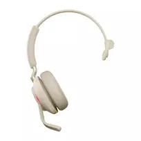 Jabra Evolve2 65 USB-C UC Mono - smėlio spalvos, belaidis ausinių rinkinys biurui
