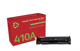 Everyday™ juodas perdirbtas dažų kasetė Xerox, suderinama su HP 410A (CF410A), standartinės talpos
