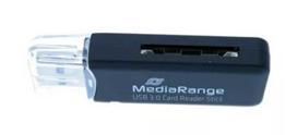 Vidinis kortelių skaitytuvas MediaRange MRCS507 USB 3.2 Gen 1 juodas