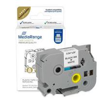 Plastikinė juostos kasetė MediaRange TZ-251 24mm 8m juoda ant baltos