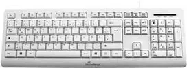 Klaviatūra MediaRange MROS110 Office USB QWERTZ vokiška balta