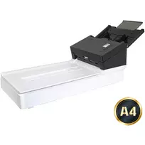 Avision AD360GF A4 ADF skaitytuvas – 600 x 1200 DPI, 100 lapų tiektuvas, CIS, dvipusis, LCD, baltas