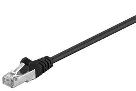 Tinklo kabelis Goobay 95551 Juodas 1,5 m Cat5e SF/UTP