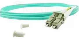 Skaidulinis optinis kabelis BlueOptics 050502T512000030M-BO 2x LC 2x SC LC/APC OM3 30 m Žalias