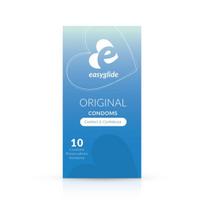Prezervatyvai EasyGlide Original 10 vnt., lubrikuoti, anatominės formos