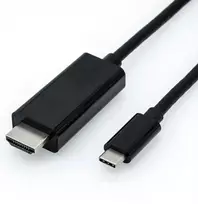 Kabelis vaizdo adapteris ROLINE 11.04.5841 USB Type-C į HDMI 2m Juoda