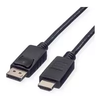ROLINE 11.45.5781 vaizdo kabelio adapteris 2 m DisplayPort → HDMI, juodas, iš perdirbtų medžiagų