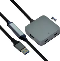 USB Hub VALUE 12.99.1125 USB 3.2 Gen 1 Type-A Juodas 10 m