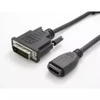 VALUE 12.99.3116 Juodas DVI-M į HDMI-M adapteris