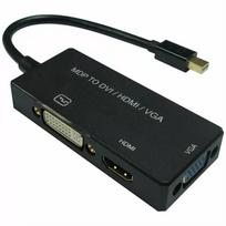 VALUE 12.99.3154 Mini DisplayPort į HDMI/VGA adapteris 0,1 m juodas