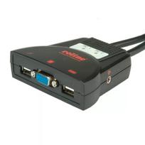 KVM jungiklis ROLINE Star 1 vartotojas 2 kompiuteriai USB garsas