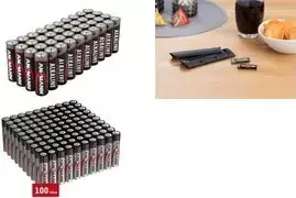 Baterijos ANSMANN AAA Alkaline Micro 1521-0039 – pakuotė po 100 vnt.