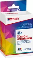 EDDING EDD-500 black cyan magenta yellow printer cartridges compatible with Canon PGI-520 BK