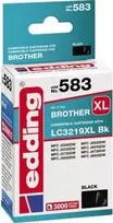 EDDING Druckerpatrone ersetzt Brother LC3219XLBK Kompatibel Schwarz EDD-583 (18-583-01)