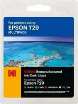 KODAK EPS. XP335 (4) CMYK C13T29864012 305/300/300/300S. 4x12ml (185E002921) – originalūs rašalai