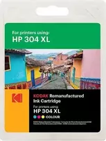 Kasetė su rašalu Kodak 185H030431, skirta HP DJ2620 / HP 304XL (N9K07AE), 18 ml, apie 300 puslapių