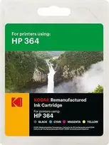 Originalus KODAK rašalo rinkinys HP D5460 CMYK N9J73AE 250/300/300/300S 10/3x5ml (185H036421)