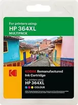 Kodak 185H036450 rašalo kasečių rinkinys HP DeskJet 3070A – 3 aukštos talpos CMY kasetės, 3×11,5 ml, ~3×750 puslapių