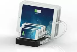 ROLINE Įkrovimo stotelė – maitinimo blokas – 12 W – 4 A – 7 išėjimai (7 x USB-A)