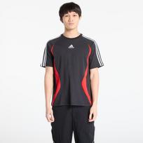 adidas Adicolor Teamgeist Cotton T-Shirt Black/ Better Scarlet - Dydis S (KE2777 Marškinėliai)