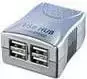 ROLINE Secomp VALUE USB 2.0 Mini-Hub - 4 x USB 2.0 - stalinis