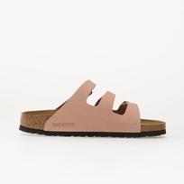 Birkenstock Florida Nubuck Leather Women Soft Pink - Dydis 38 (1031813 Laisvalaikio batai)