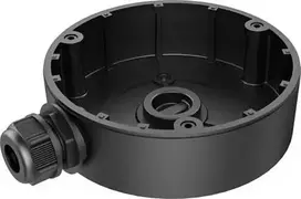 Hikvision DS-1280ZJ-DM8 – jungiamųjų dėžutė kamerai – juoda – skirta Pro serijos EasyIP 2,0 Plus su AcuSense, Pro serijos su AcuSense DS-2CD2343G2-I