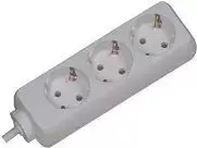 Prailginimo laidas Bachmann 3x Schuko H05VV-F 3G 1,50 mm² 16A/3680W 3 m