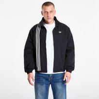 adidas Firebird Front Stripes Woven Track Top Black/ Stone Khaki/ Better Scarlet - Dydis XL (JV9882 Striukės)