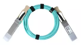 AOC aktyvus optinis kabelis BlueOptics 470-ACMJ-BO QSFP28 InfiniBand 3 m Aqua