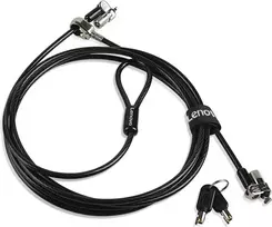 Kabelinė spyna Lenovo 4XE1L68273 Juoda 1.8 m Raktas Kensington
