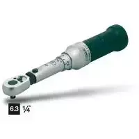 Kliktamasis dinamometrinis raktas HAZET 6108-1CT 1/4 colio kvadratas 198 mm 342 g