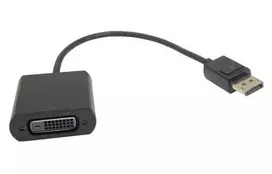 HP 752660-001 vaizdo kabelio adapteris DVI į DisplayPort juodas