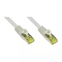 Tinklo kabelis Alcasa 15m RJ-45 Cat7 pilkas