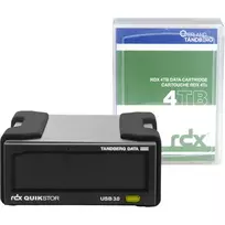 RDX išorinis diskų rinkinys Tandberg Data O-T su 4 TB HDD, USB 3.2 Gen 1, juodas, 260MB/s