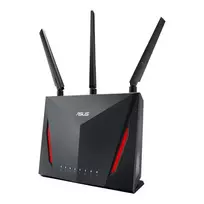 Stalinis belaidis maršrutizatorius ASUS RT-AC2900, dviejų juostų 2,4/5 GHz, Wi‑Fi 5 (802.11ac), 2917Mbps, Gigabit Ethernet, 4 LAN prievadai, USB, 4 antenos