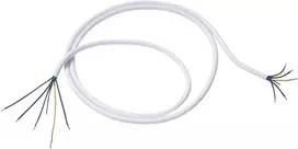 Laidas Bachmann H05VV-F 5G 2.5mm2 baltas 1,5 m