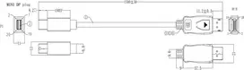 Mini DisplayPort į HDMI laidas Bachmann 1,5 m — 4K 60Hz