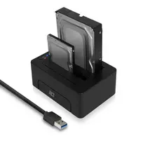 ACT AC1504 dviejų diskų dokas 2.5 inch ir 3.5 inch SATA HDD/SSD, USB 3.2 Gen1