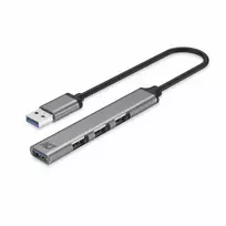 ACT AC6325 USB 3.2 Gen 1 Type-A USB šakotuvas 4 prievadai pilka spalva