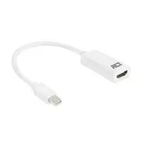 ACT 0,15 m Mini DisplayPort (vyriškas) į HDMI-A (moterišką) adapteris